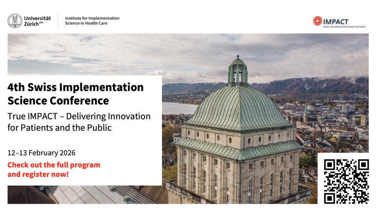 IS4NCDs Consortium Members to Join 4th Swiss Implementation Science Conference in Zurich