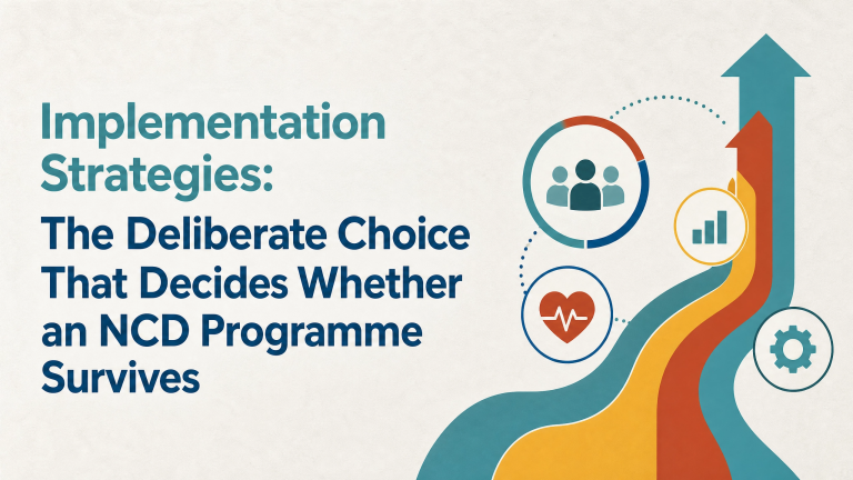 Implementation Strategies: The Deliberate Choice That Decides Whether an NCD Programme Survives