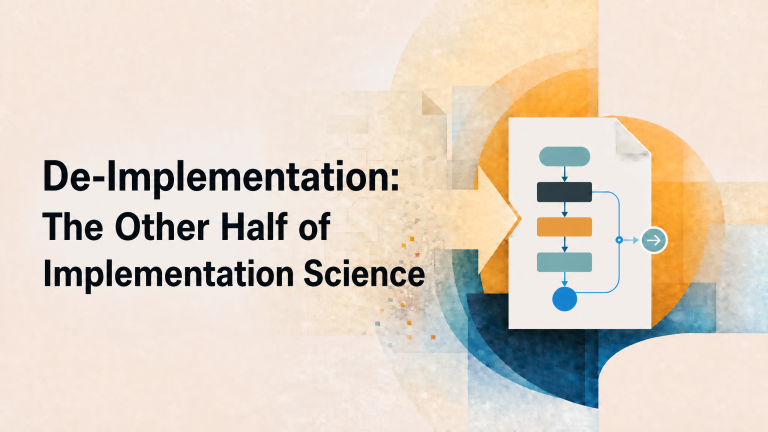 De-Implementation: The Other Half of Implementation Science